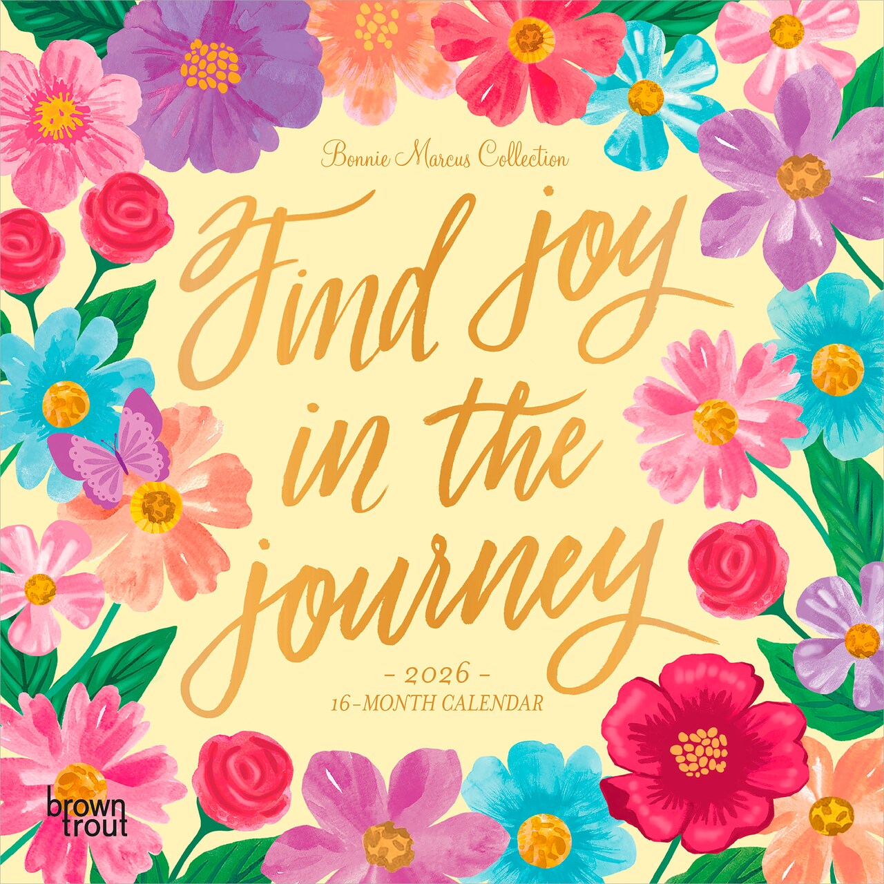 Bonnie Marcus OFFICIAL | 2026 7 x 14 Inch (Hanging) Monthly Mini Wall Calendar